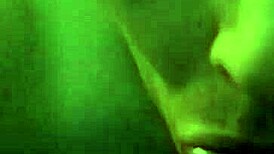 White Girl Gulps Indian Cock Cum Gushing In Her Mouth!