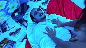 una historia de terror halloween con chupada y follada en bedroom 😱👻