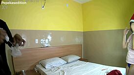 Married teen gives tight ass to horny lover