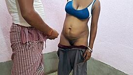 Damn, Indian Stepsis Takes Tight Pussy Creampie from Huge Cock in Cosplay Bunny!