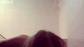 french slave whore licks and sucks cock begging for cum humiliation!!