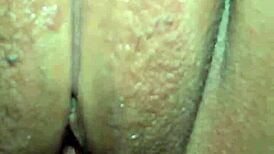 colombian sabrinafoxy neighbor fills her ass with creampie like she loves