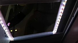 my first footjob at the gloryhole she dominated my small cock and made it cum sloppy redcatsroom