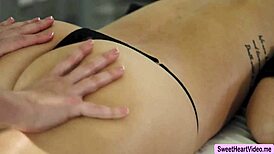 SUPER HOT MASSEUSE LICKS CLIENT PUSSY TO ORGASM!