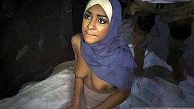 Sexy Arab Army Tease Dances Booty Drop Just 23km from Base for Petite Thrill