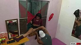 Ksal hot milf danny takes big cock anal creampie for voyeur