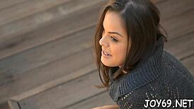 Legal Age Teen Inserts Fingers In Pussy