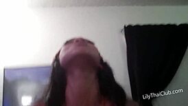 This POV blowjob with big-tits Asian babe leads to great sex and squirting