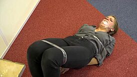 teen violet haze bound tight as real estate agent