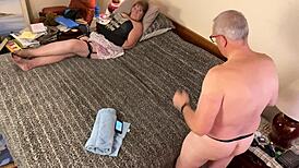 granny carmen angel hints at deep oral adventures pov style