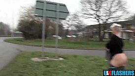 everyone see my wet pussy shameless flashing 😈 bree pissing outdoor