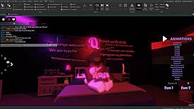 innocent white roblox teen tempts massive black cock monster