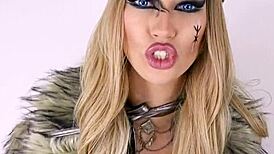 Your Viking Wife Rides Dildo Hard Before Creampie Drain!