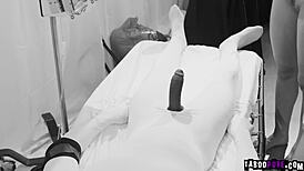 yo alina lopez rides huge dildo in hospital fertility test then gets deepthroated and fucked hard by stud