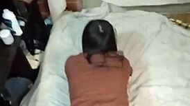 hot latina migrant bends over for raw anal fuck to stay over