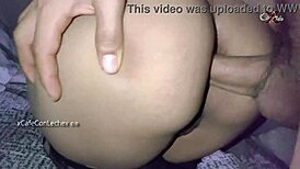 hurry before dad comes - stepmom gives up ass while boss works