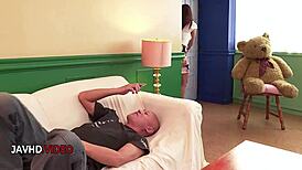 Anju Akane's webcam heats up with her wild japanese sex moves 😈📹