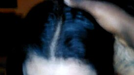 amateur beauty hints at nasty interracial blowjob pleasures in steamy encounter