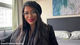 i can't get enough of natzynha's curvy brazilian body that wet pussy big clit natural tits make me drip imagining her rough black pounding