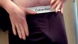 british amateur comes home drunk, strokes massive cock desperately