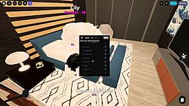 yo this curvy slut gets pounded hard by futa monster cock in wild roblox lesbian action