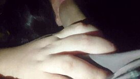 Horny Stepsis Gives Quick Deepthroat Blowjob and Swallows Cum Load