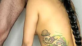 Cute Ex-Girlfriend Deepthroats Monster Cock for Homemade Cumshot Mouthful