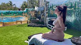 Italian milf Artemisia Love flaunts perfect tits and body on horny bikini vacation!