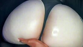 goth pawg bends for first bbc bareback doggystyle anal creampie