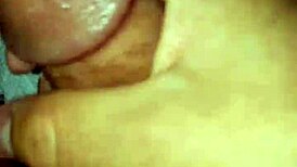 moaning hard while jerking off to that monster cock cum explosion