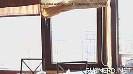 nerdy teen 18+ie gets her holes drilled completely shitless!!