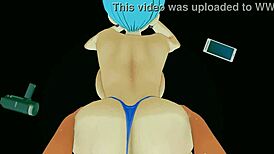 yo bulma's telling you exactly how to stroke that cock step by step in her hottest joi session