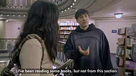 library pickup leads to petite latina bent over doggystyle screaming submissive