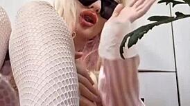 Fetish Feet Mistress Elza Koms Teases in Wet Lingerie and Panty Domination