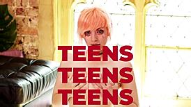 Curious Teen Student in Stockings Deepthroats Teacher's Cock for Facial Cum Swallow Surprise?