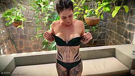 Tears of Shame in Morning Piss and Puke-Filled Anal Creampie