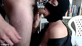 Argentinian Stepsis Sucks Rock Hard Cock Super Deep