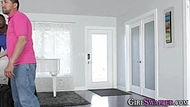 sexy ebony teen 18+ slurps old monster cock for taboo facial cum blast 💦👅