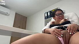 Latina secretary caught by boss gets fucked hard at office to keep her job