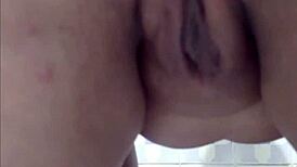 Mature Latina Caught Bent Over In Public Bathroom Doggystyle Ride