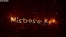 femdom mistress kym teases nipples