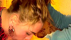 i gag on this young teen's sloppy deepthroat facefuck with choking ball licking closeup