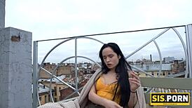 Stepbro's dick sucked greedily then pounds sis pussy hard