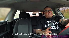 Mafia Princess Ex of Alex Marin Crosses Mexico to Fuck Luis Garay in Tijuana Car