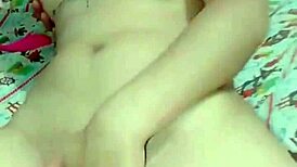 little latina fingers pussy squirts hard with toy