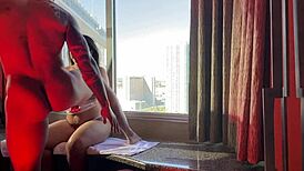 oh man this bbc hotel pounding my asian pussy so huge ugh