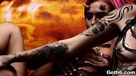 demons host hellish goth orgy with deepthroats gangbang