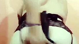 aurora estelar's fat mexican milf pussy flashes in hot mature homemade workout compilation