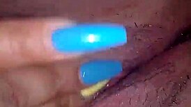 colombian girlfriend fingers her wet pussy till she squirts hard