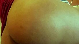 damn lucky stepdad rams his huge cock up his busty stepdaughter's gaping ebony ass